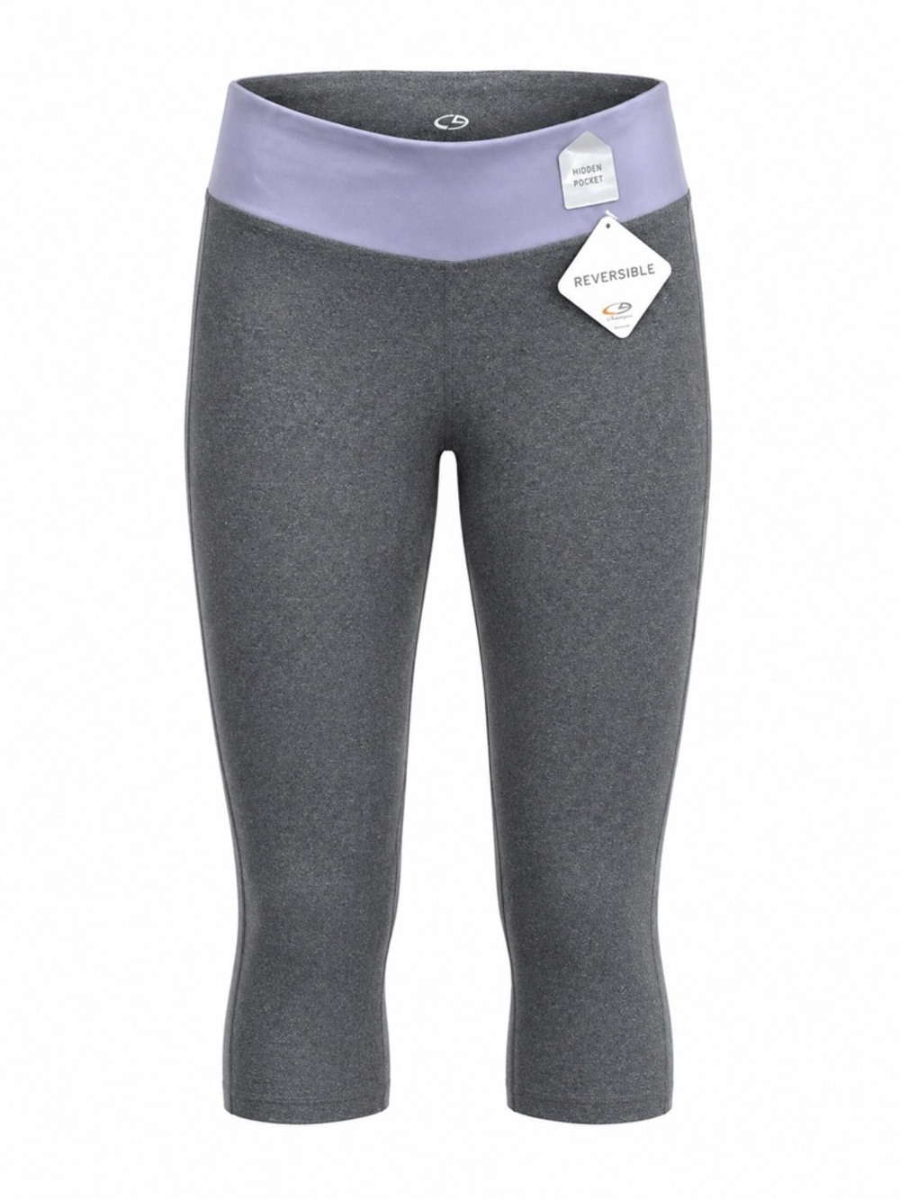 Champion NWT grey fitted reversible leggings, small
